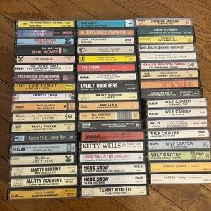 Vintage Country Music Cassette Tape Collection-53